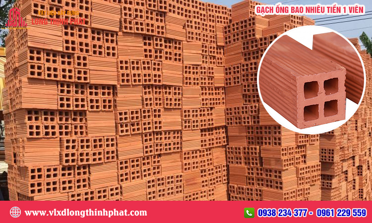 Giá gạch ống bao nhiêu tiền 1 viên